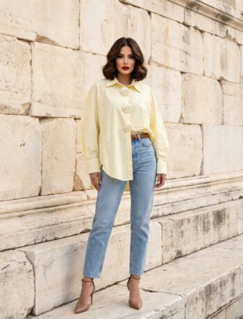 Кошула Риа (жолта)