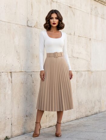 Сукња Мони (крем)