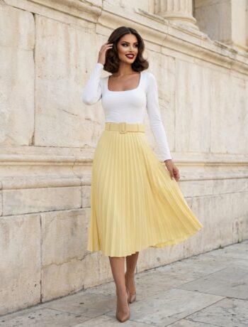 Сукња Мони (жолта)